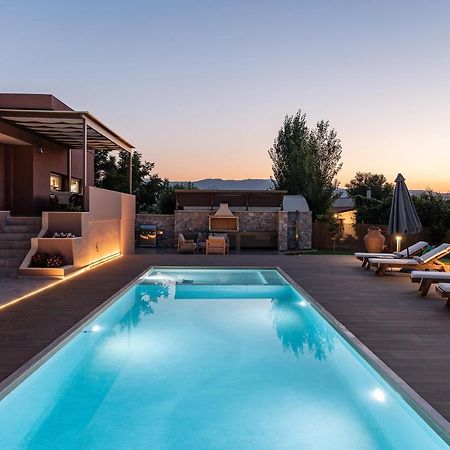 Villa Enny, 3 Bd With Private Heated Pool Agia (Chania, Crete) Exterior foto