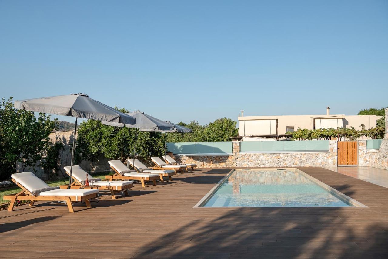 Villa Enny, 3 Bd With Private Heated Pool Agia (Chania, Crete) Exterior foto
