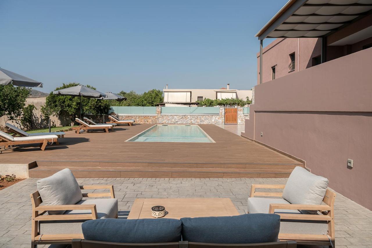 Villa Enny, 3 Bd With Private Heated Pool Agia (Chania, Crete) Exterior foto