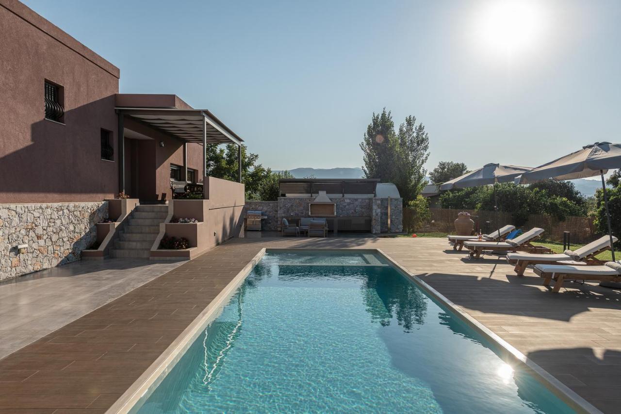 Villa Enny, 3 Bd With Private Heated Pool Agia (Chania, Crete) Exterior foto