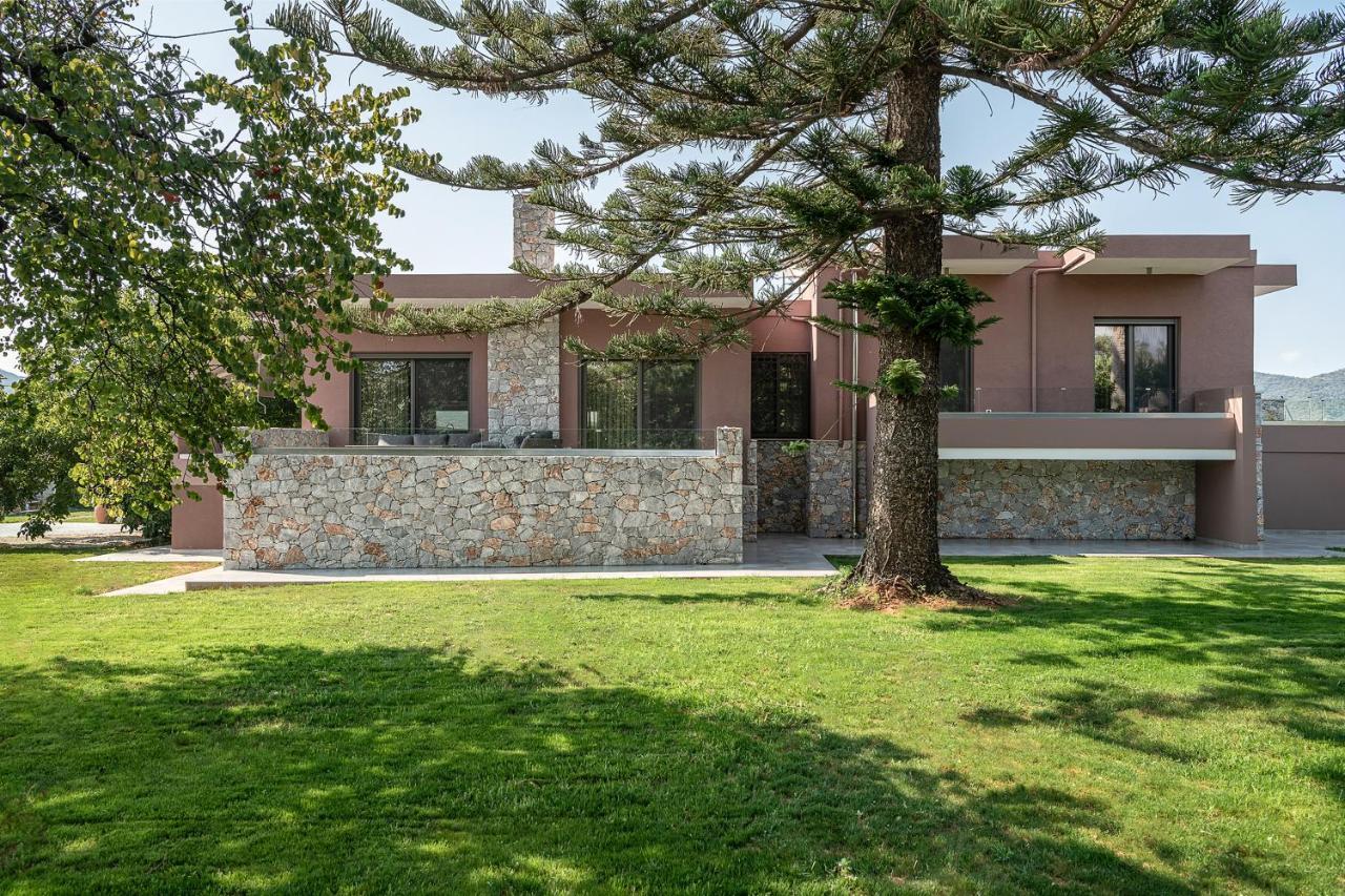 Villa Enny, 3 Bd With Private Heated Pool Agia (Chania, Crete) Exterior foto